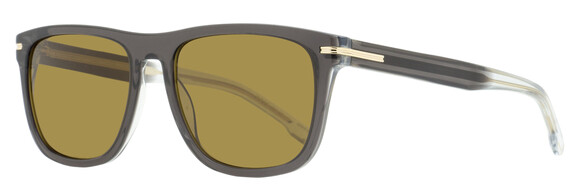 Boss Other - Boss Classic Rectangular Sunglasses B1626/S KB770 Transparent Gray 55mm